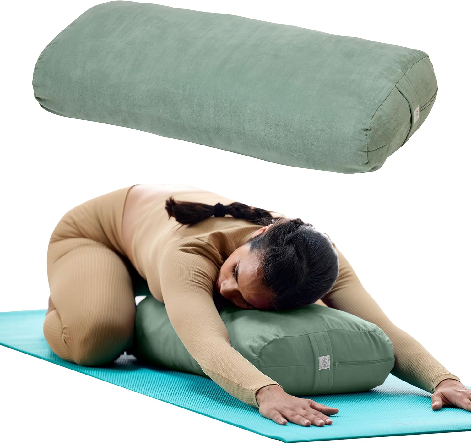 Gaiam Yoga Bolster Pillow, Supporti... – 816AQwTCM1L._AC_SL1500_.jpg