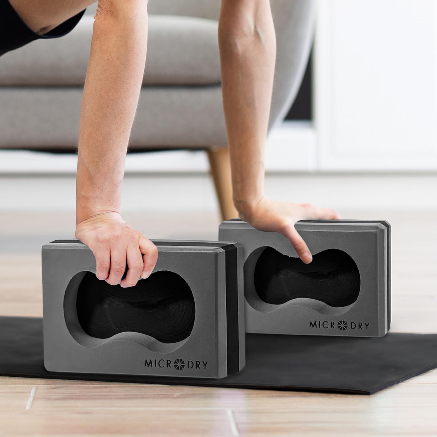 Microdry Sure-Grip Yoga Blocks Collection
