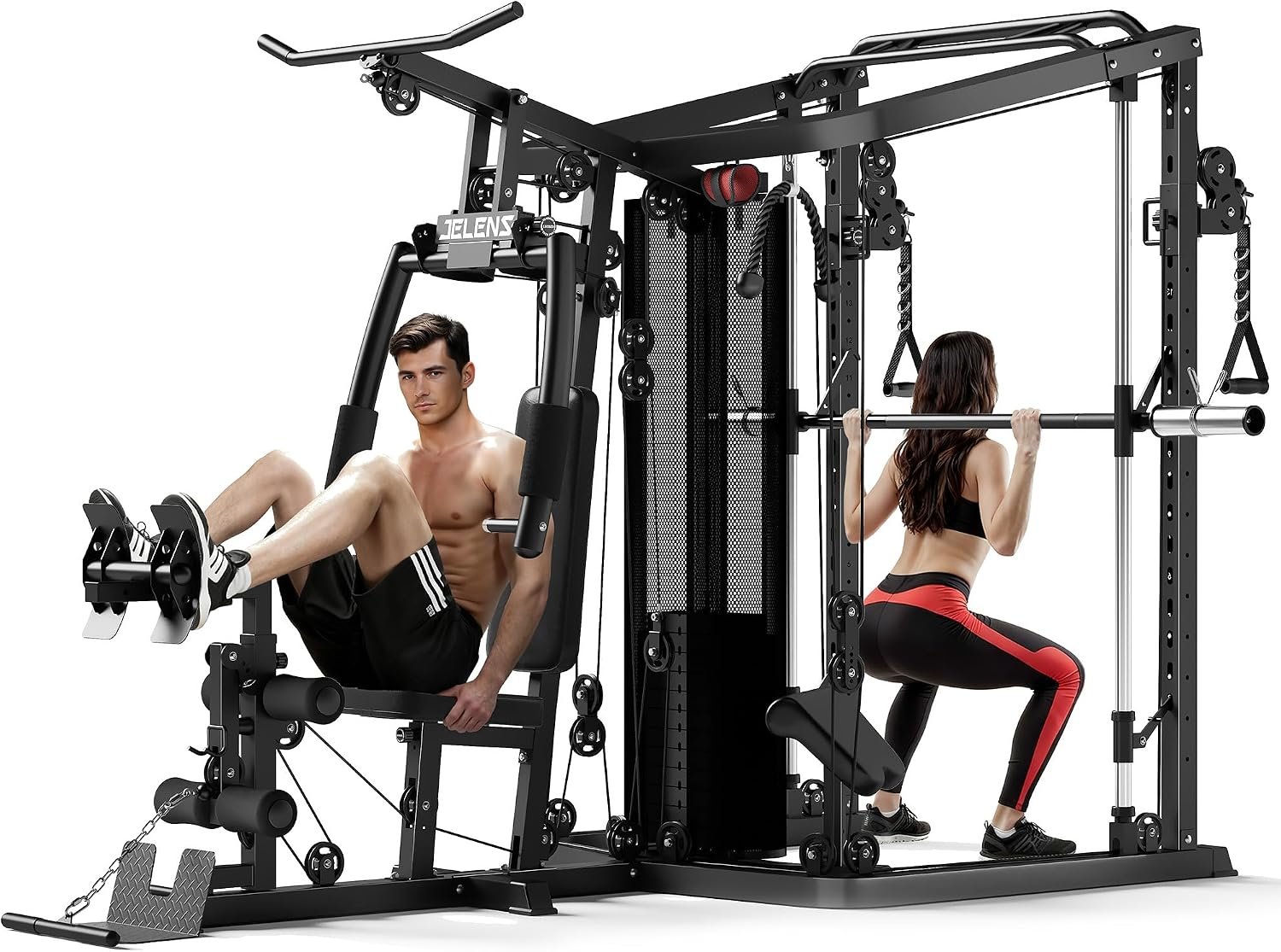 JELENS HM01 Home Gym System, 150LB ... – 818dbPyEIL._AC_SL1500_.jpg