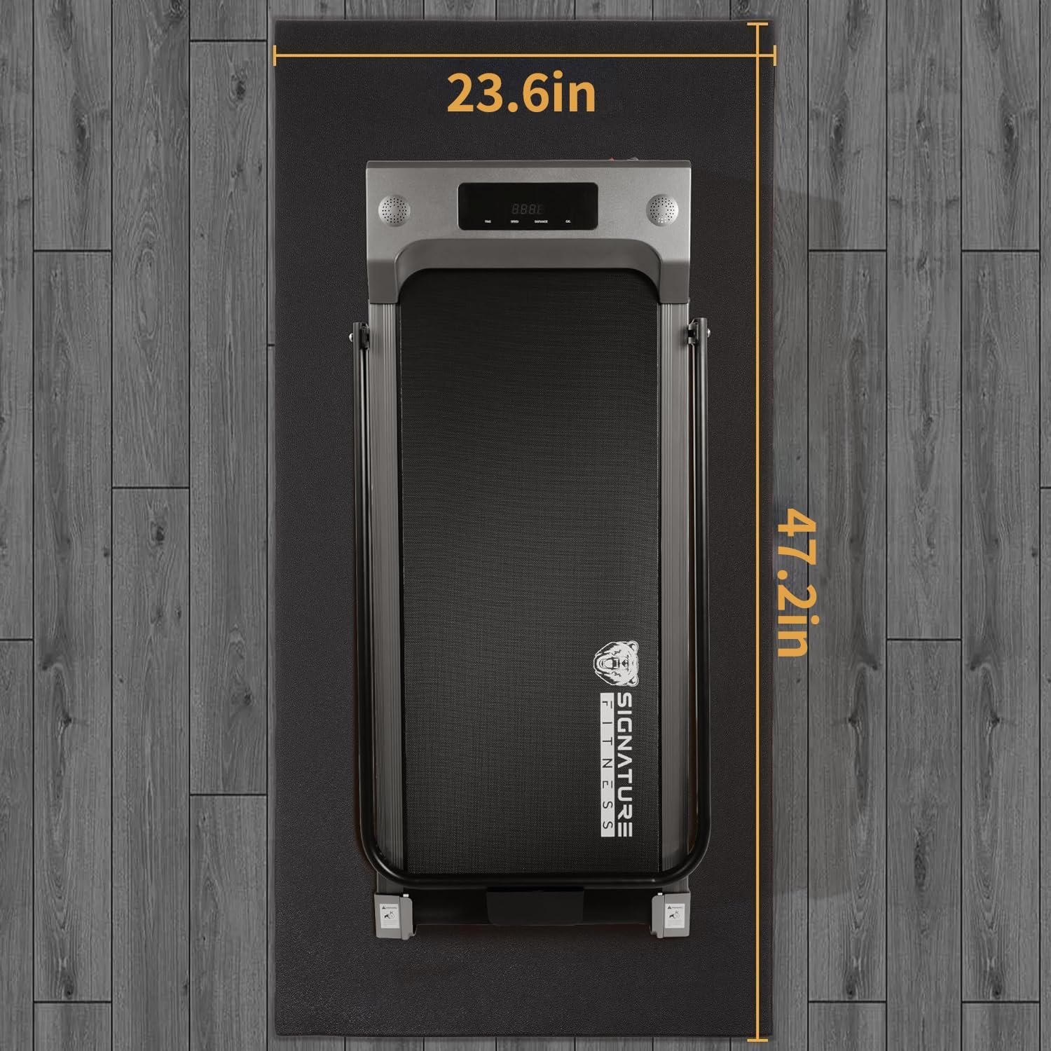PROIRON Heavy Duty Exercise Equipment Mat, Treadmill Mat - 45"x32", 48"x24", 78"x36" - Floor Protector for Home Gym, Exercise Bike, Weight Bench, Rowing Machine, Cross Trainer - Image 3