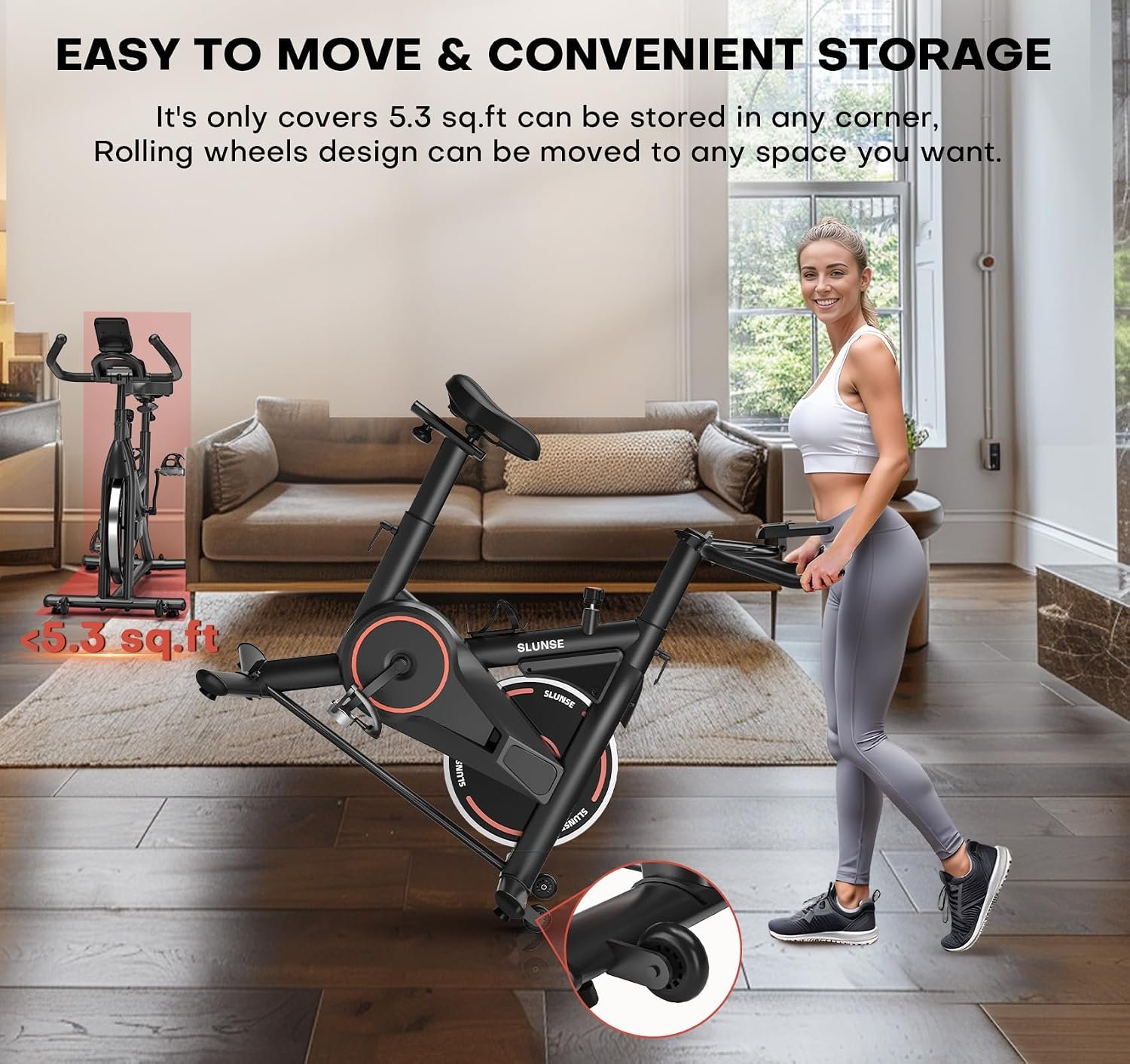 Exercise Bike, Adjustable Magnetic ... – 81AOsmm290L._AC_SL1500_.jpg