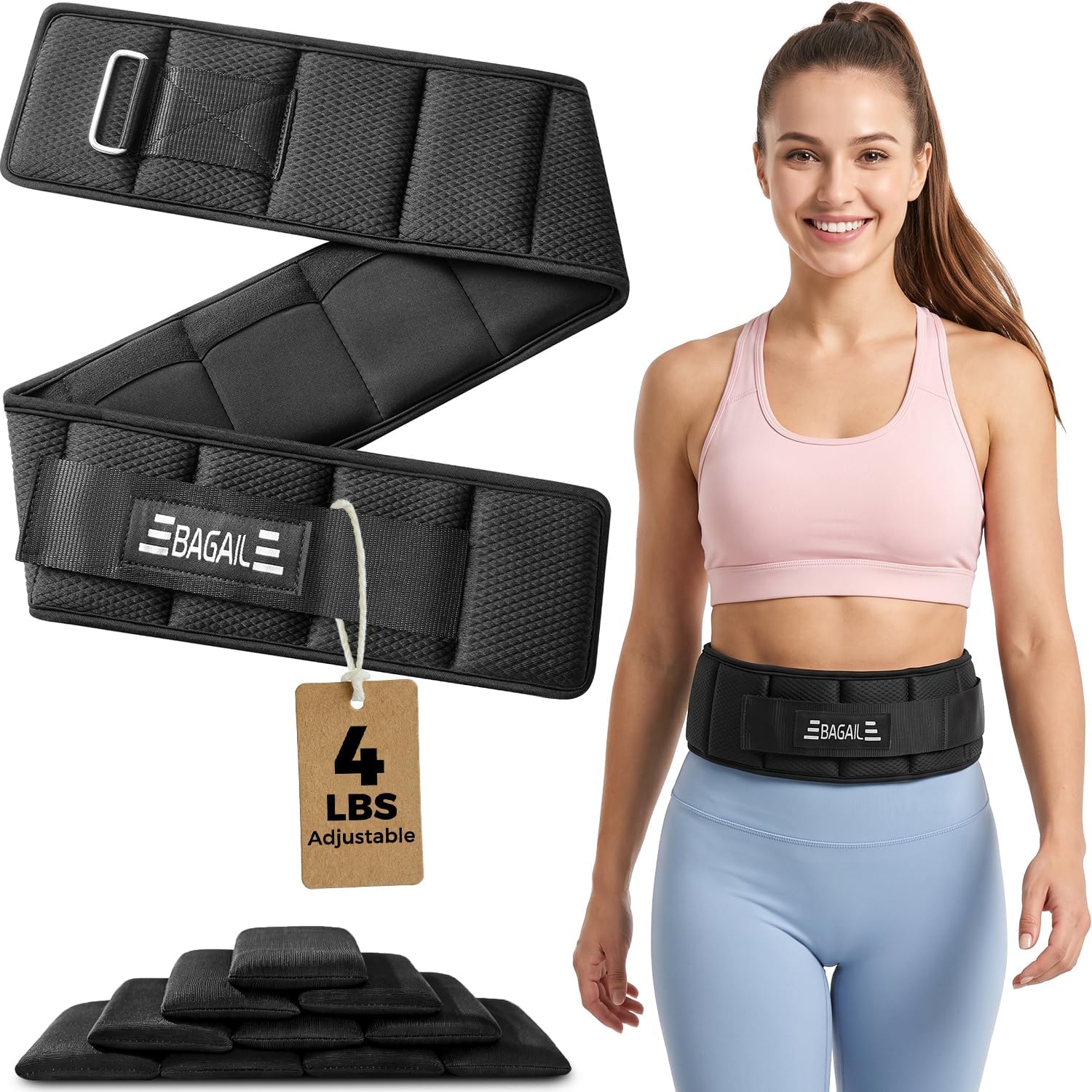 BAGAIL Adjustable Weighted Belt for... – 81BBE7njfL._AC_SL1500_.jpg