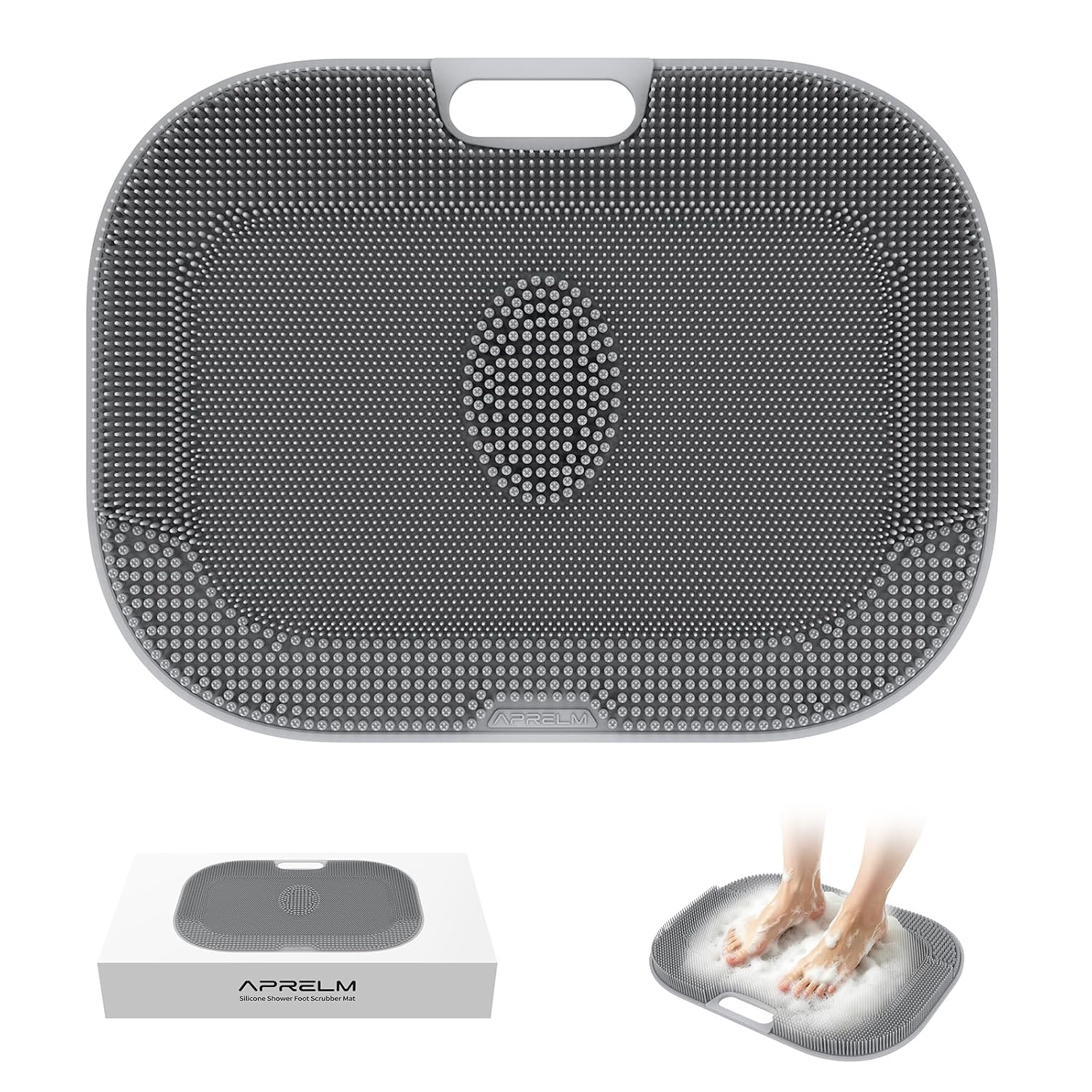 APRELM Large Foot Scrubber in Showe...