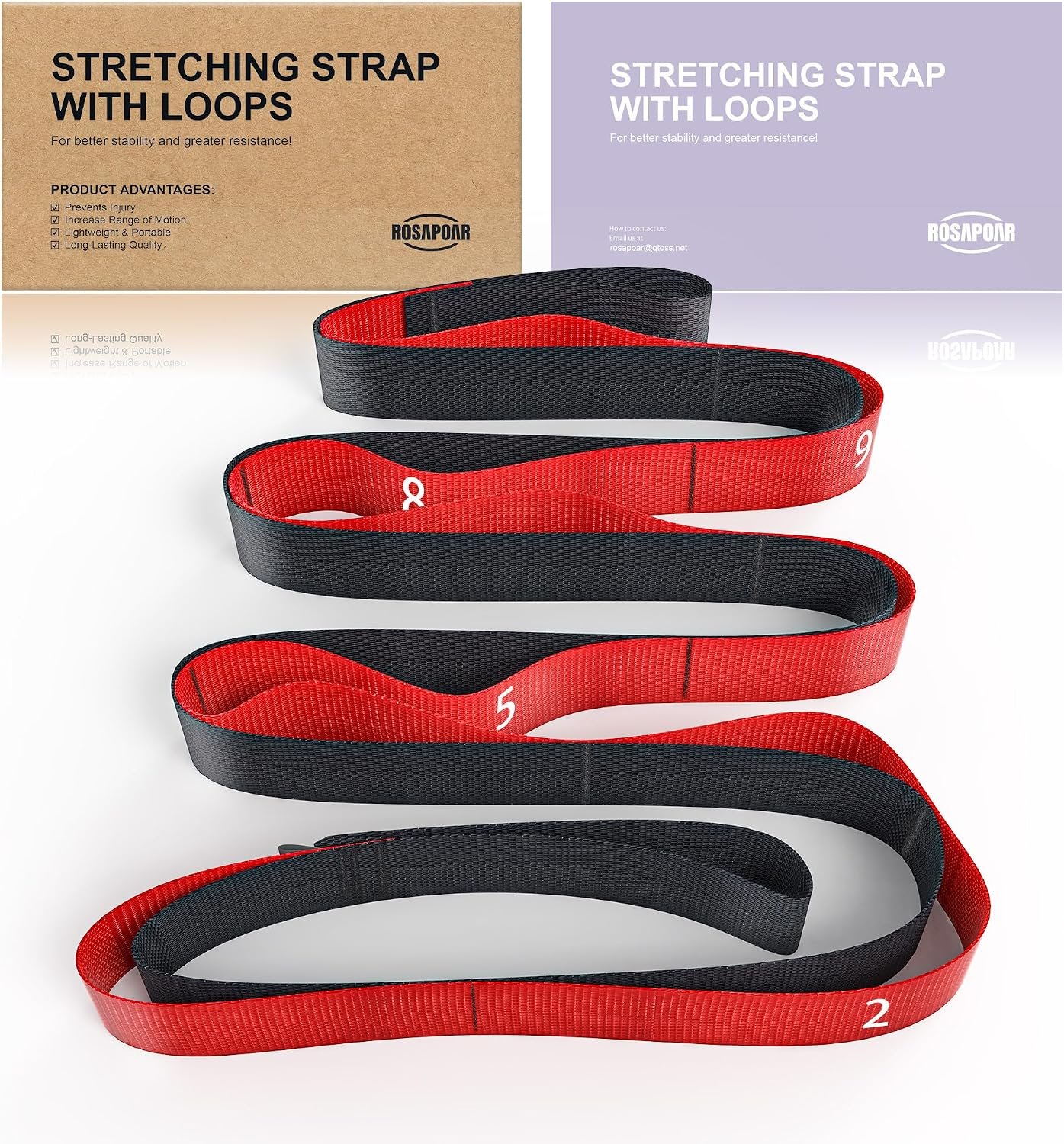 Non Elastic Stretching Strap with L...