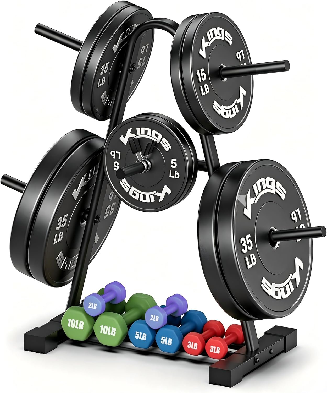 Weight Plate Rack,Weight Tree Holder,Weigh Rack for Home Gym, 400lbs