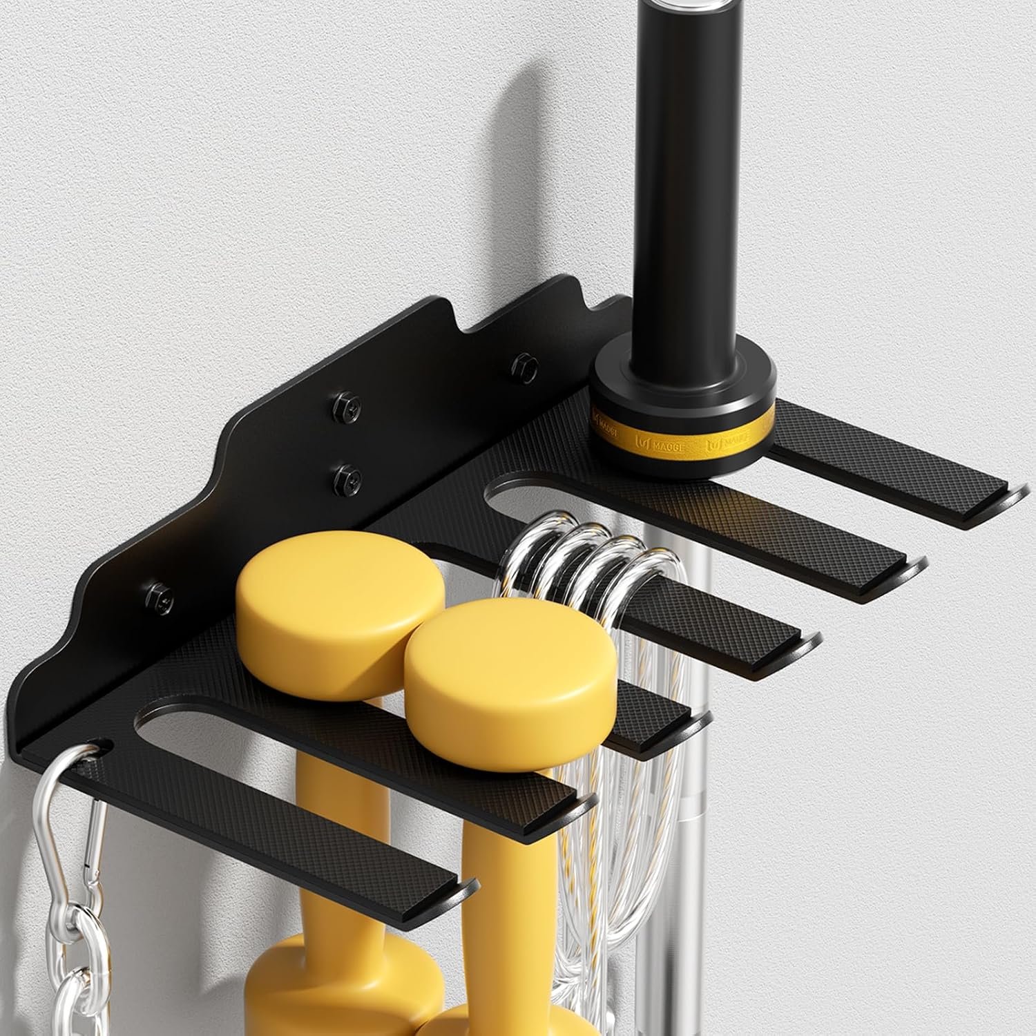 JNIHEEP Olympic Barbell Hanger,Gara...