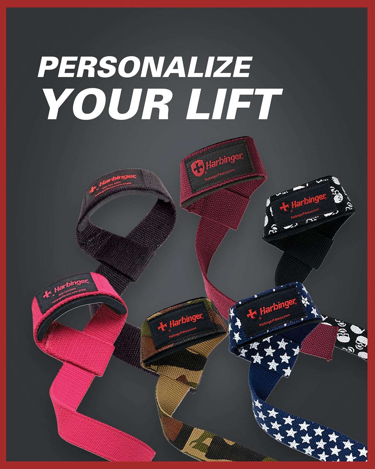 Harbinger Padded Cotton Lifting Straps with NeoTek Cushioned Wrist, 21.5 Inch Length, 1.5 Inch Width, Pair, Weightlifting Wrist Straps for Deadlifts and Strength Training - Image 7