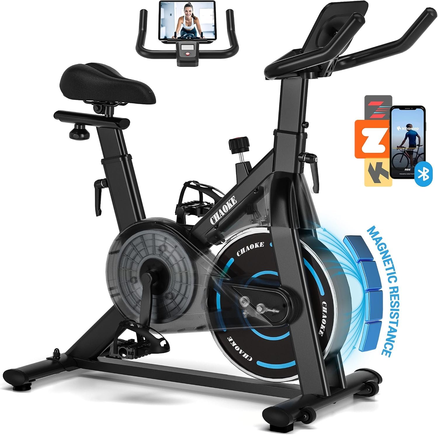 Exercise Bike, CHAOKE Quiet Adjusta... – 81NXElvnKZL._AC_SL1500_.jpg
