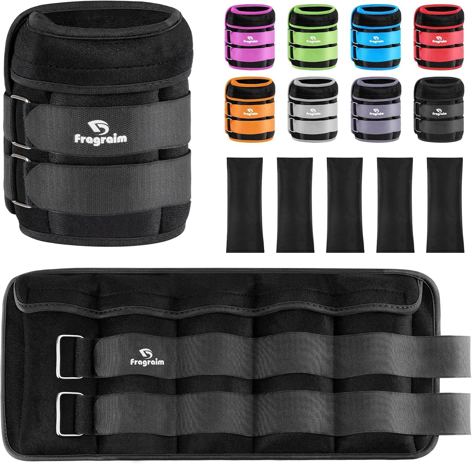 Fragraim Adjustable Ankle Weights 1...