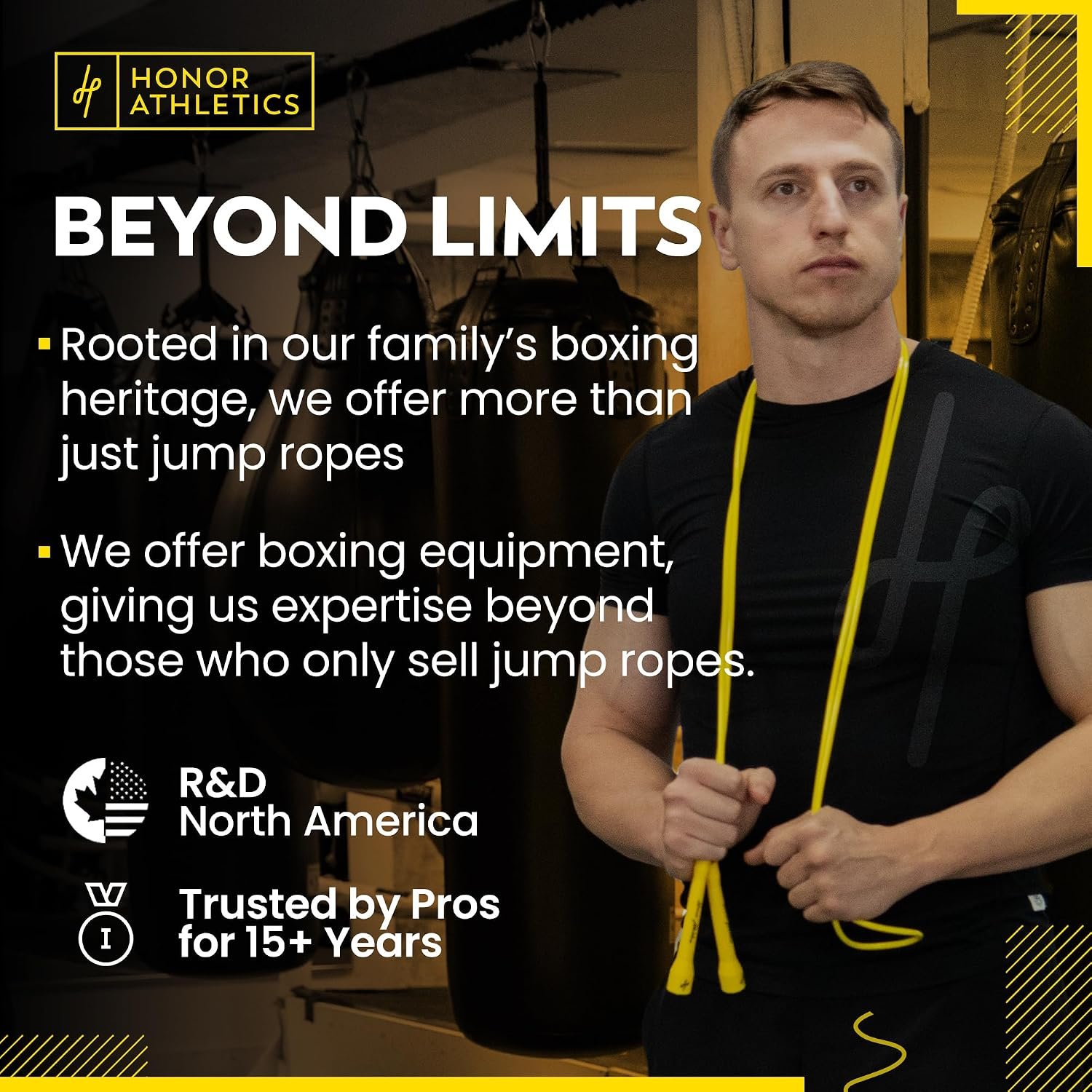 Honor Athletics | Pro Boxing Rope 3.0 | 5.3mm Jump Rope Indoor/Outdoor Adjustable For Boxing | Ultra-Durable, Non-Kinking TPU-PVC blend/Unbreakable Handles | Adjustable | Skipping Rope - Image 6