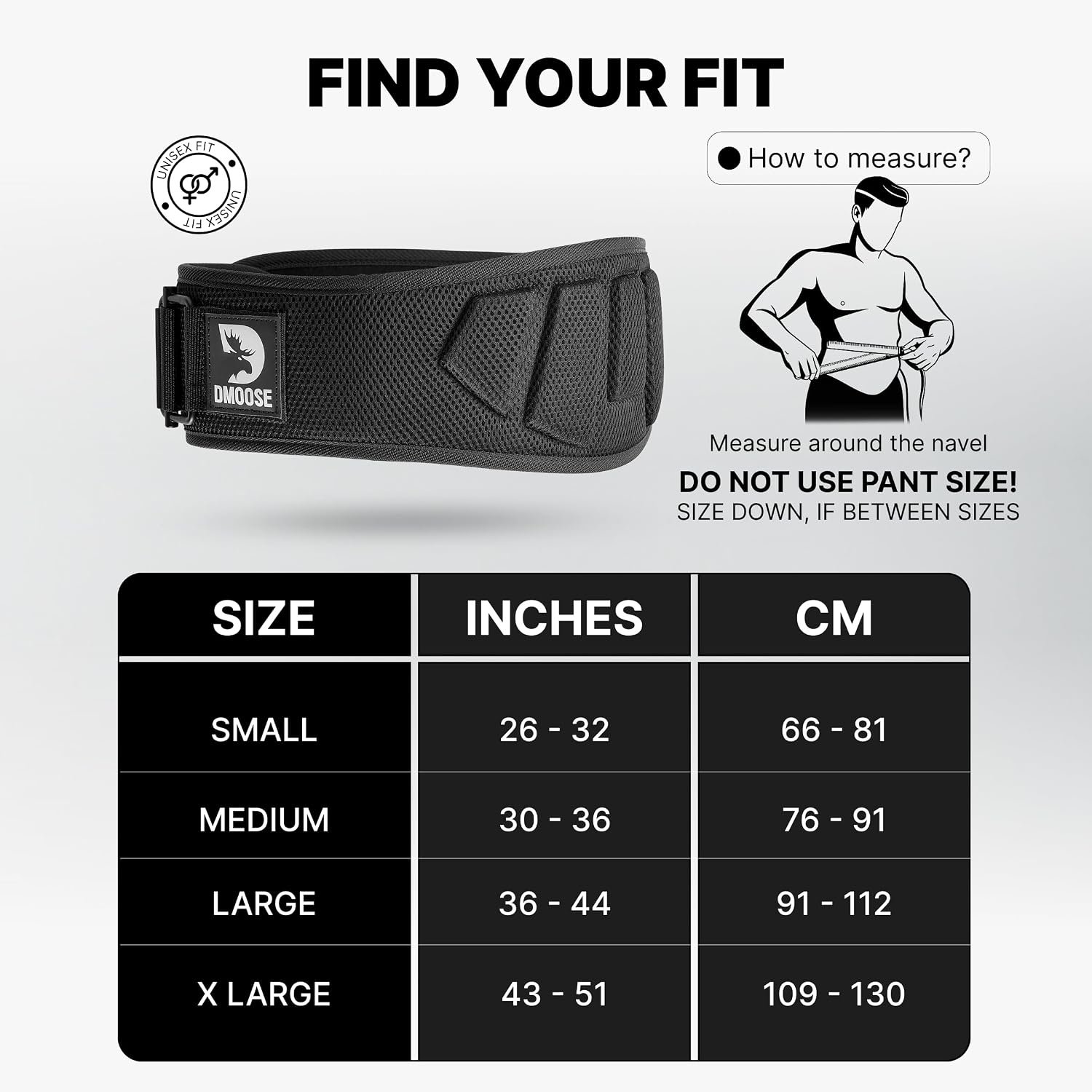 DMoose Fitness Weight Lifting Belt ... – 81SV29mjReL._AC_SL1500_.jpg