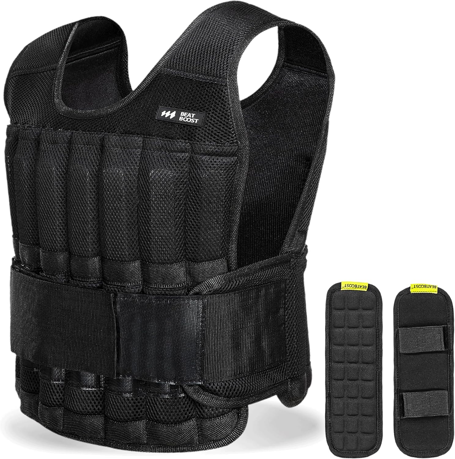 Beatboost Weighted Vest Men,20lb/30... – 81TSP42MfAL._AC_SL1500_.jpg