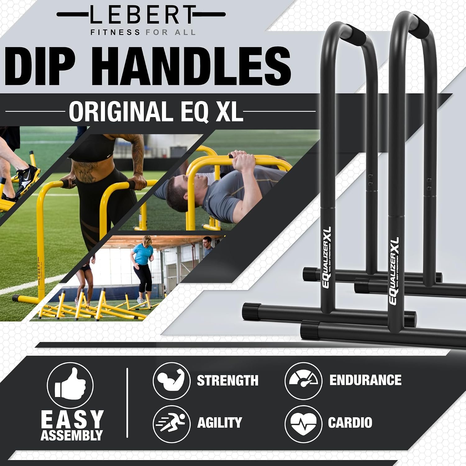 Lebert EQualizer Total Body Strengthener Dip Station Standard & XL - Image 2