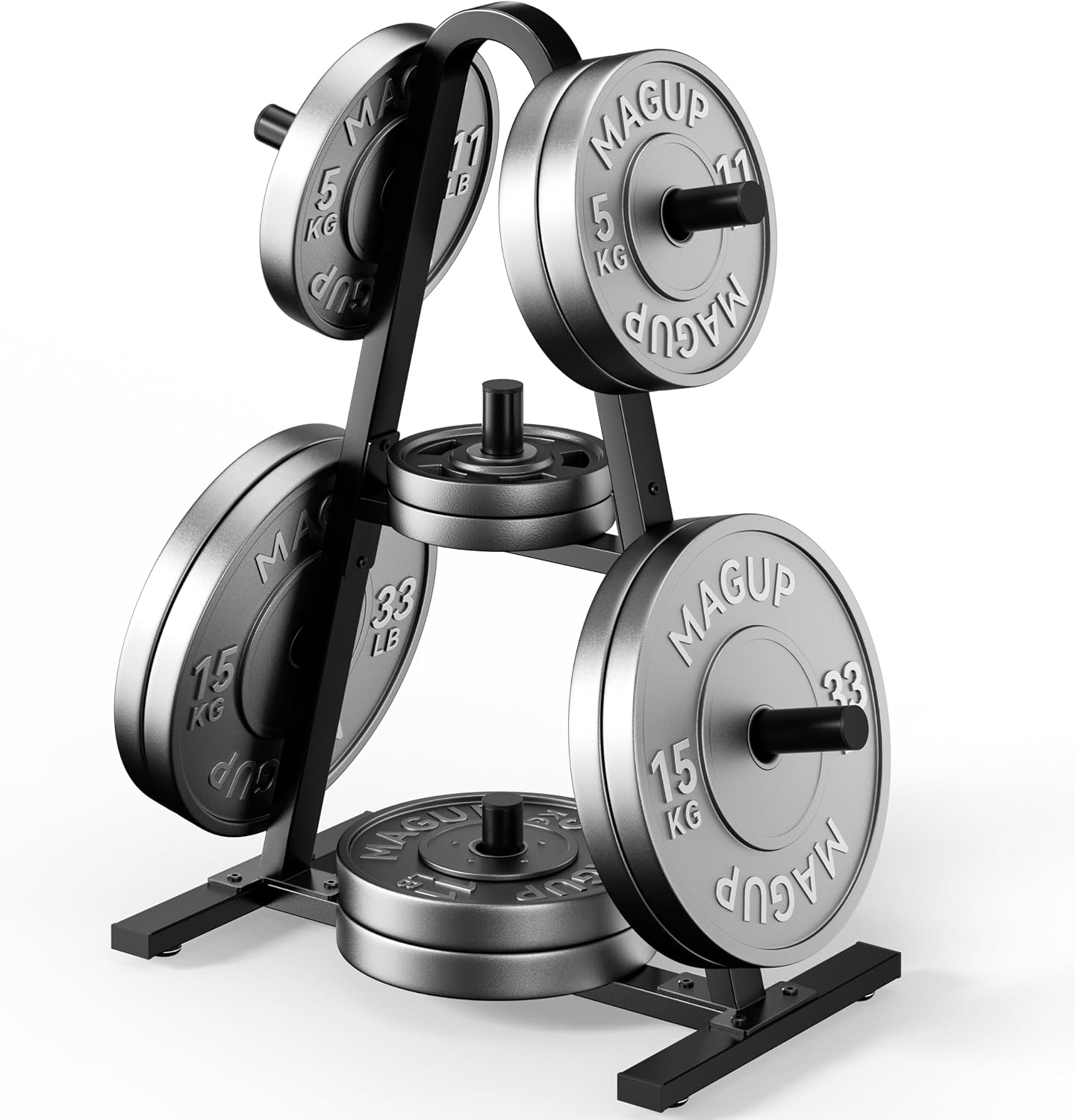 Weight Plate Rack 400LBs, Weight Tr...