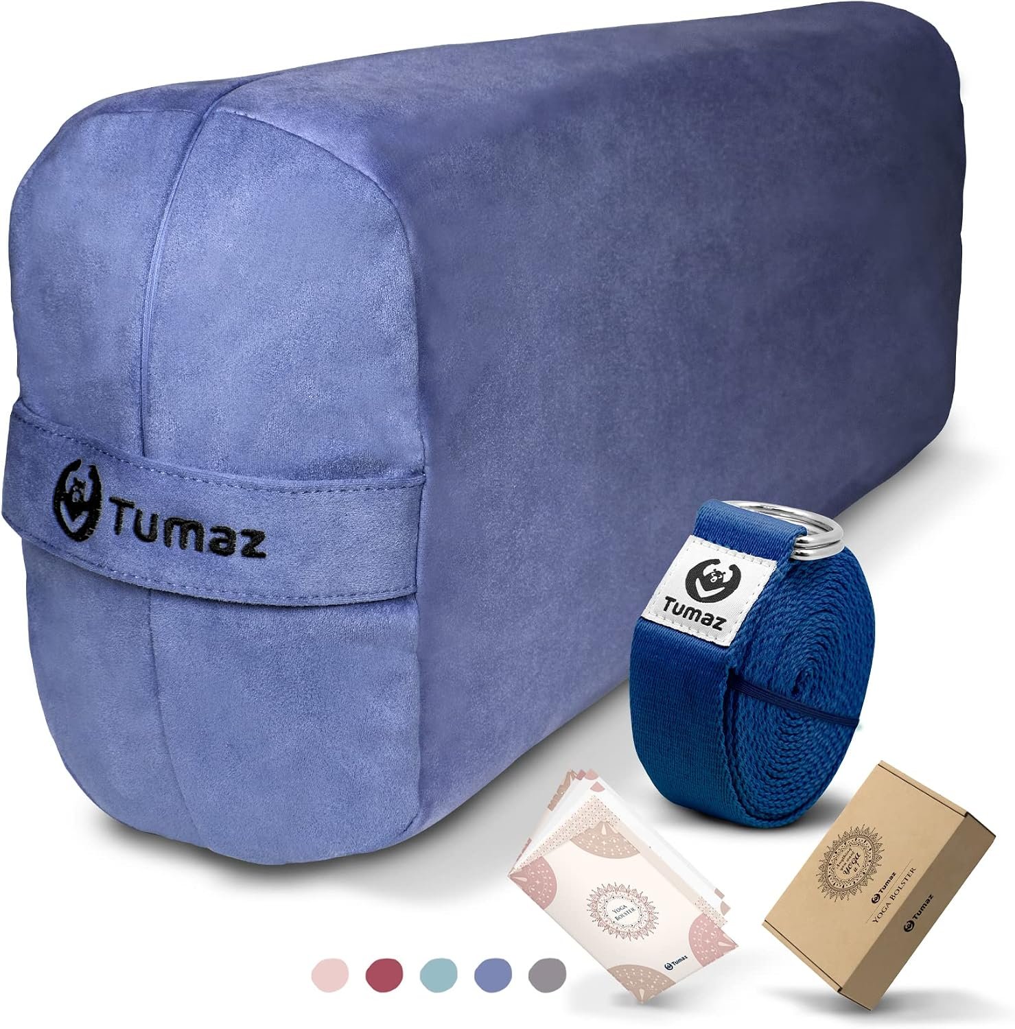 Tumaz Yoga Bolster Set, Rectangular... – 81XfZGp9NkL._AC_SL1500_.jpg