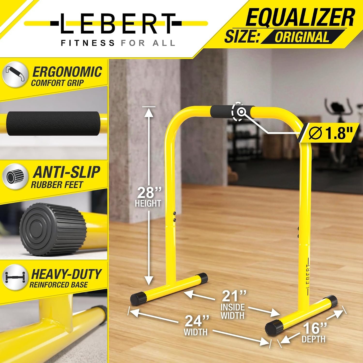 Lebert EQualizer Total Body Strengthener Dip Station Standard & XL - Image 3