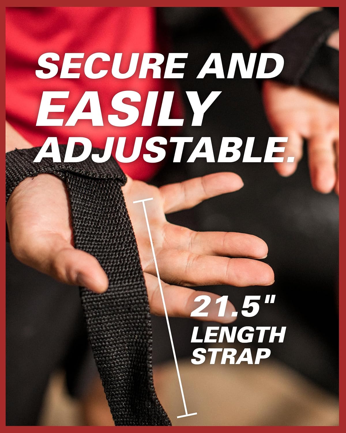 Harbinger Padded Cotton Lifting Straps with NeoTek Cushioned Wrist, 21.5 Inch Length, 1.5 Inch Width, Pair, Weightlifting Wrist Straps for Deadlifts and Strength Training - Image 3