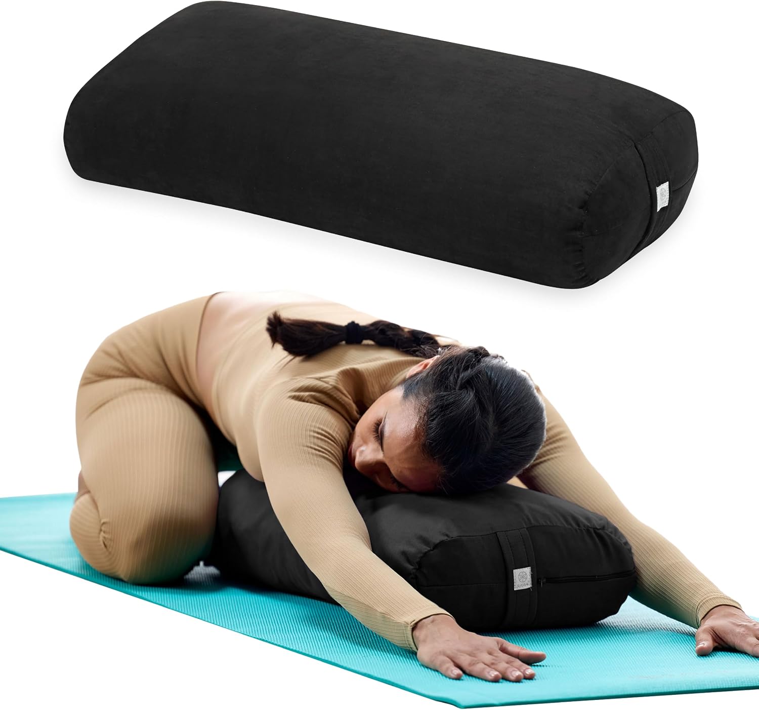 Gaiam Yoga Bolster Pillow, Supporti... – 81d14abcRqL._AC_SL1500_.jpg
