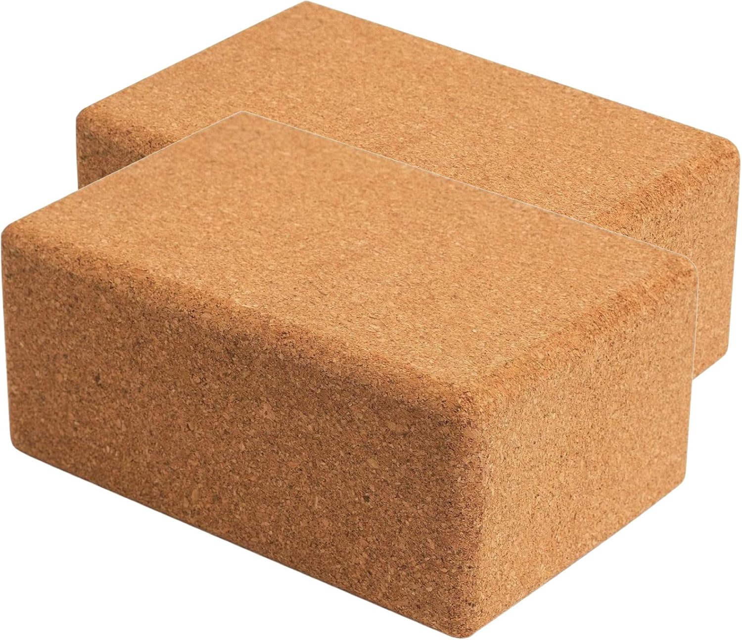 Cork Yoga Blocks 2 Pack Set -Natura...