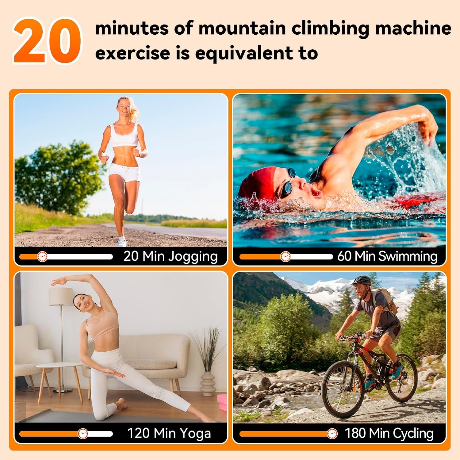 Stair Stepper for Home,Stair Climber Foldable,Large Pedal Vertical Climber Machine for Full-Body Workout,Steppers for Exercise at Home with 110KG Loading Capacity - Image 3