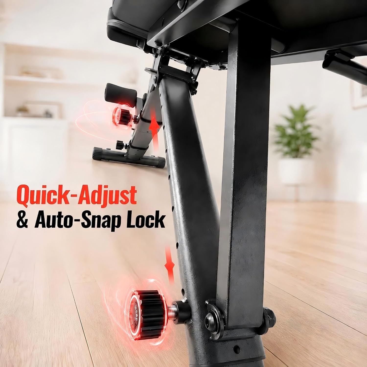 BARWING Adjustable Weight Bench Workout Bench - Image 6