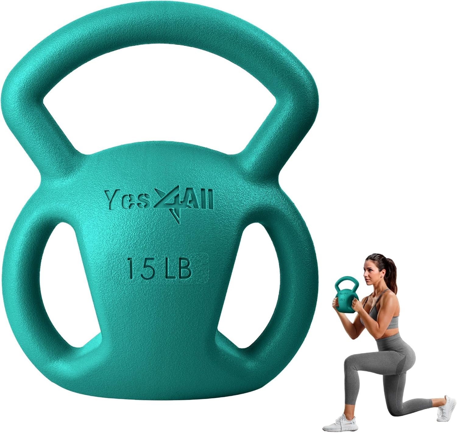 Yes4All 3-Handle Kettlebell, Streng...