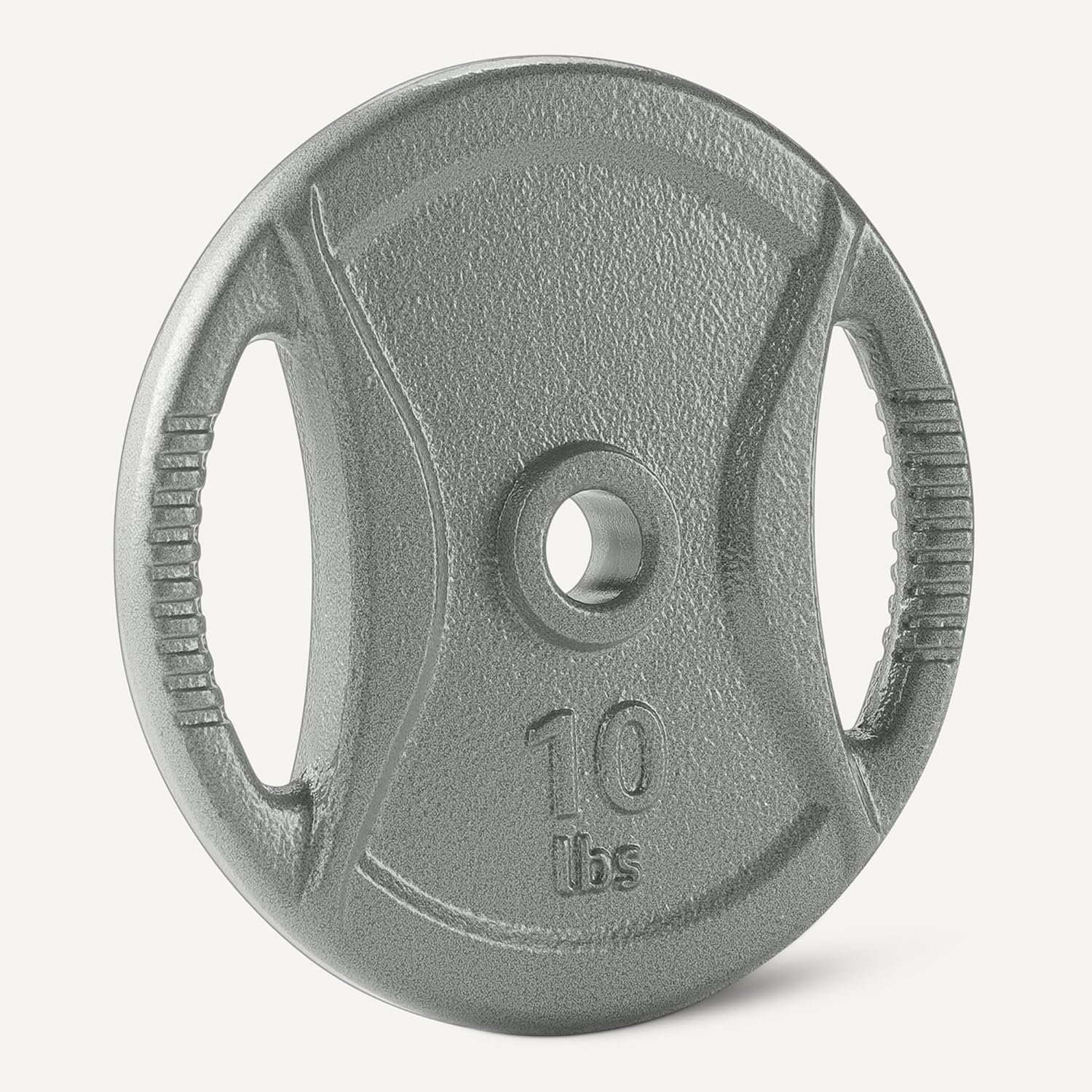 Amazon Basics 1-Inch Grip Weight Plates, Cast Iron, Strength Training, Home Gym - Image 4