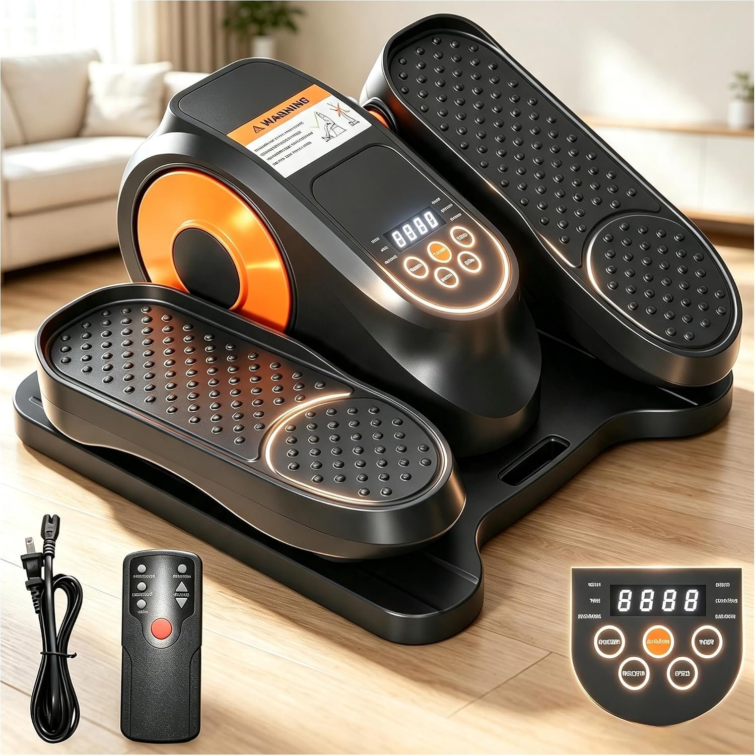 Electric Under Desk Elliptical Leg Exerciser for Seniors Home Use