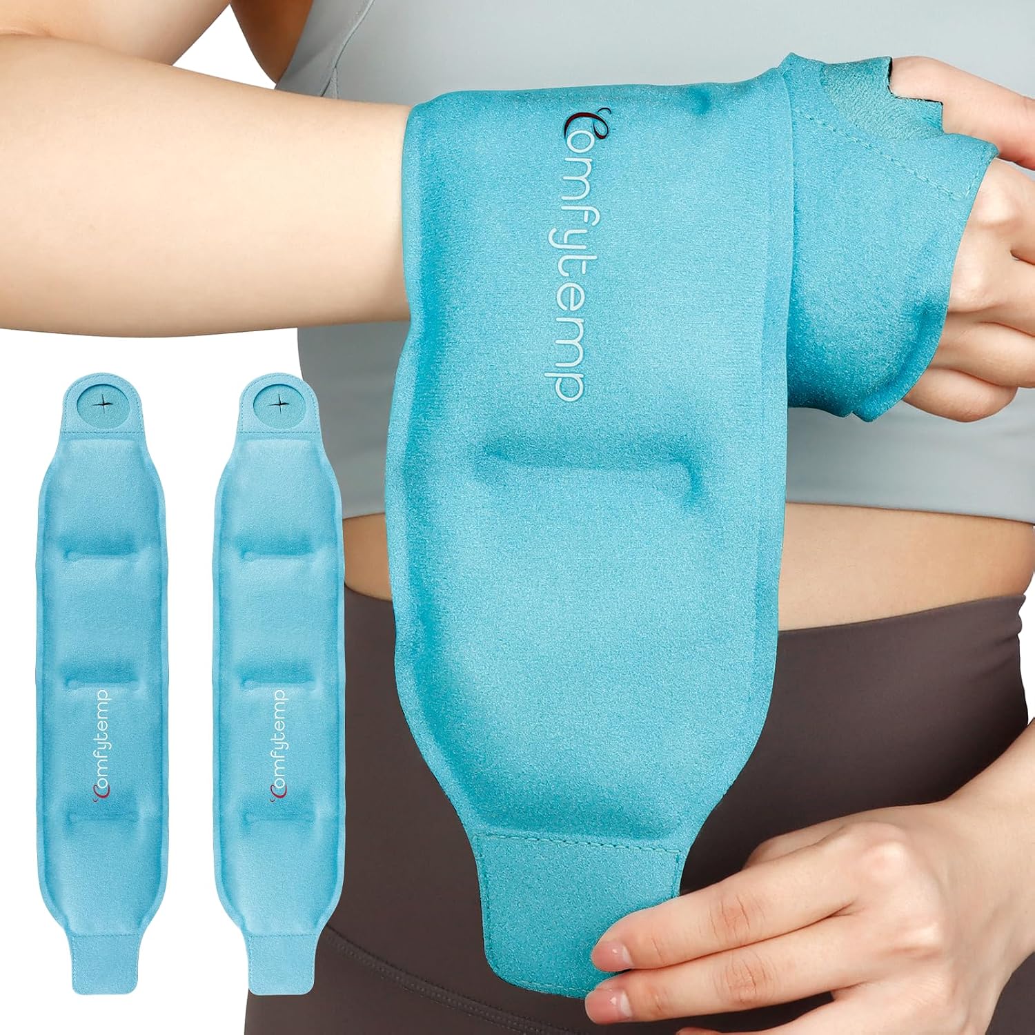 Comfytemp Wrist Ice Pack Wrap Carpa...