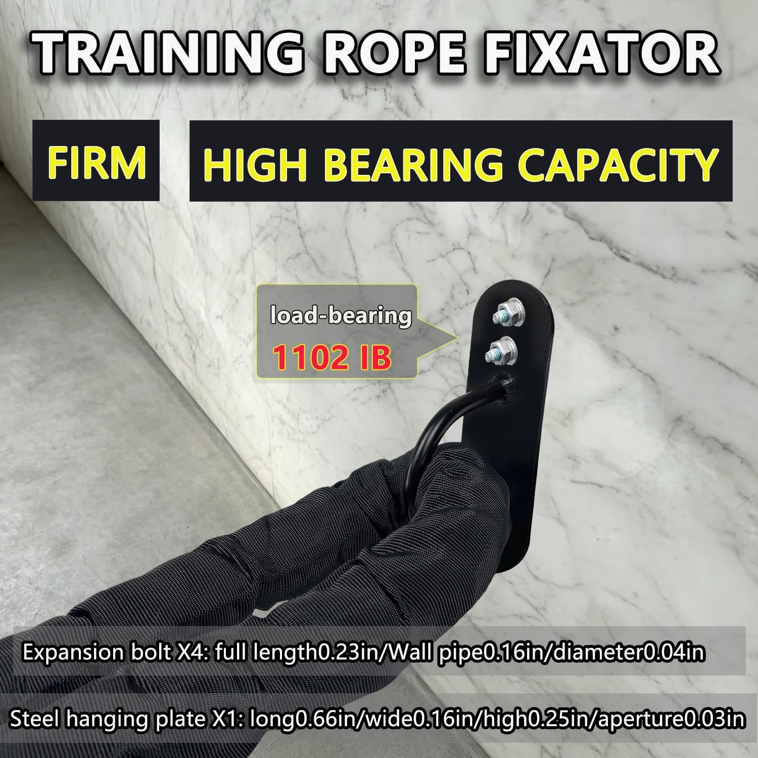 1.5 Inch 40ft Heavy Weighted Training Exercise Ropes Fitness Equipment with Sleeve and Anchor Strap Kit for Outdoor Working Out,Battle Rope for Home Gym Workout. - Image 6