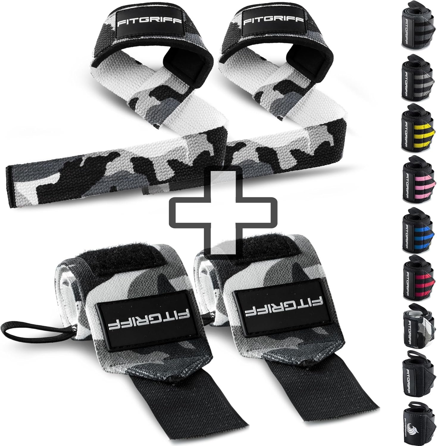 Fitgriff® Lifting Straps & Wr...