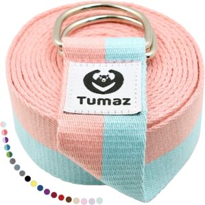 Tumaz Yoga Strap for Stretching wit...