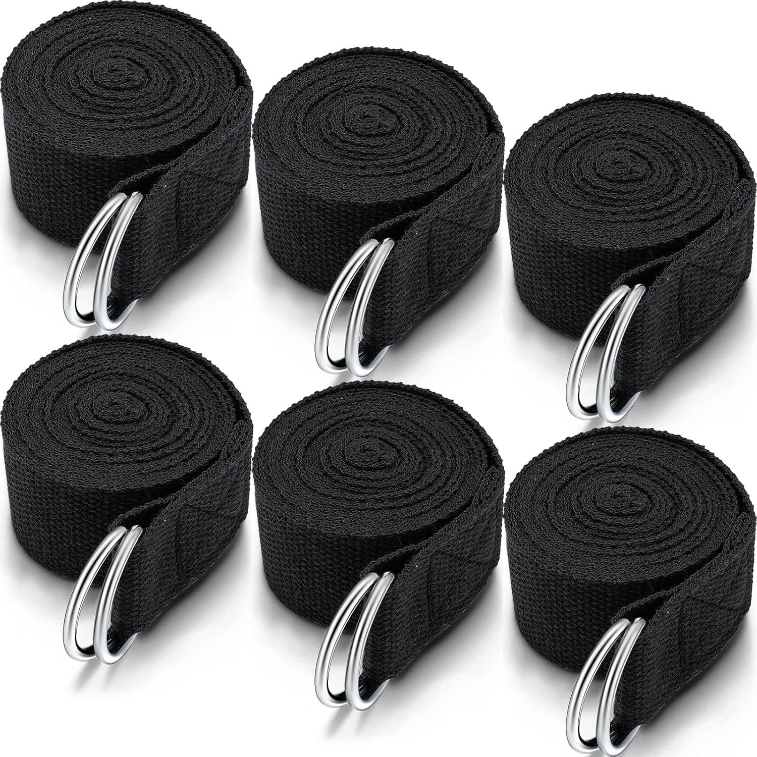 6 Pcs Yoga Straps for Stretching 8 ...