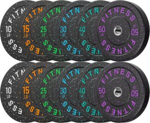 140-650lb 2″ Bumper Plate Hig...