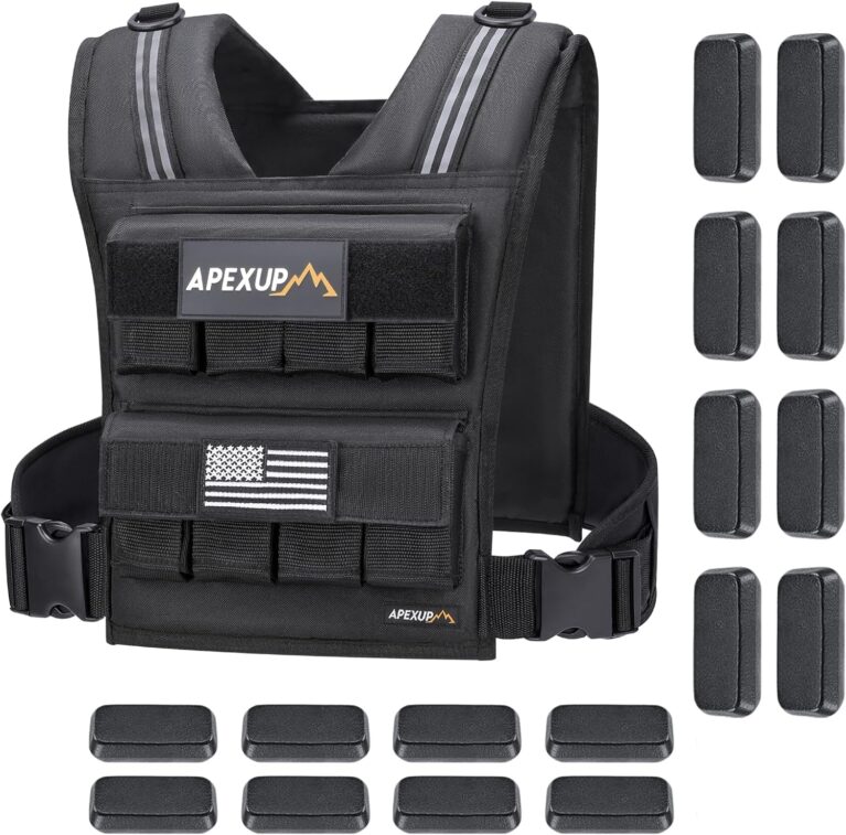 APEXUP Weighted Vest Men, Adjustable Weight Vest for Running