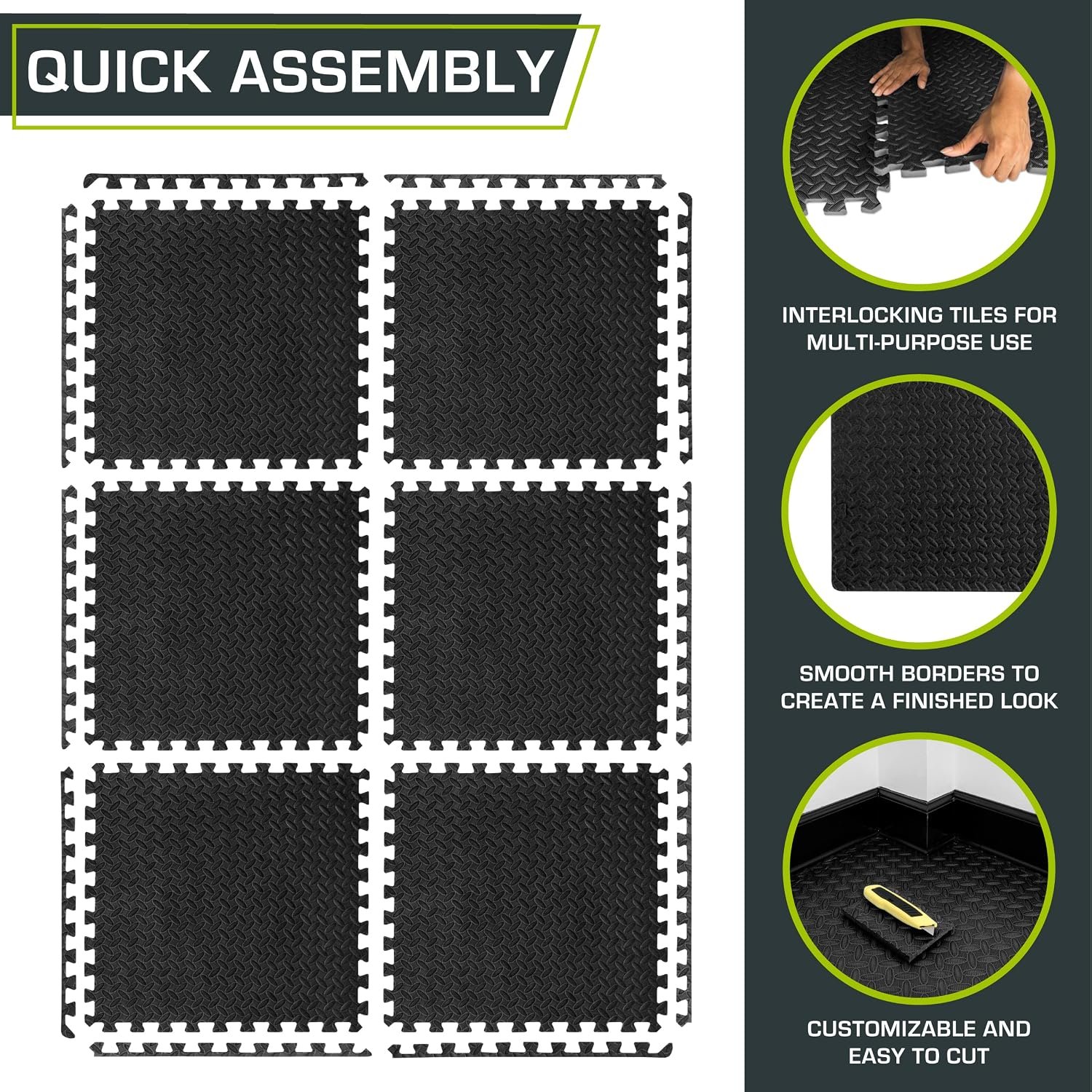 ProsourceFit Exercise Puzzle Mat ½... – 91-knIOGEaL._AC_SL1500_.jpg