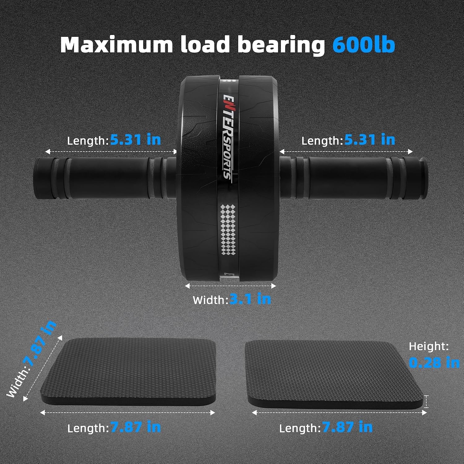 Ab Roller Wheel for Abs Workout with 2 Knee Pads for Home Gym - Image 5