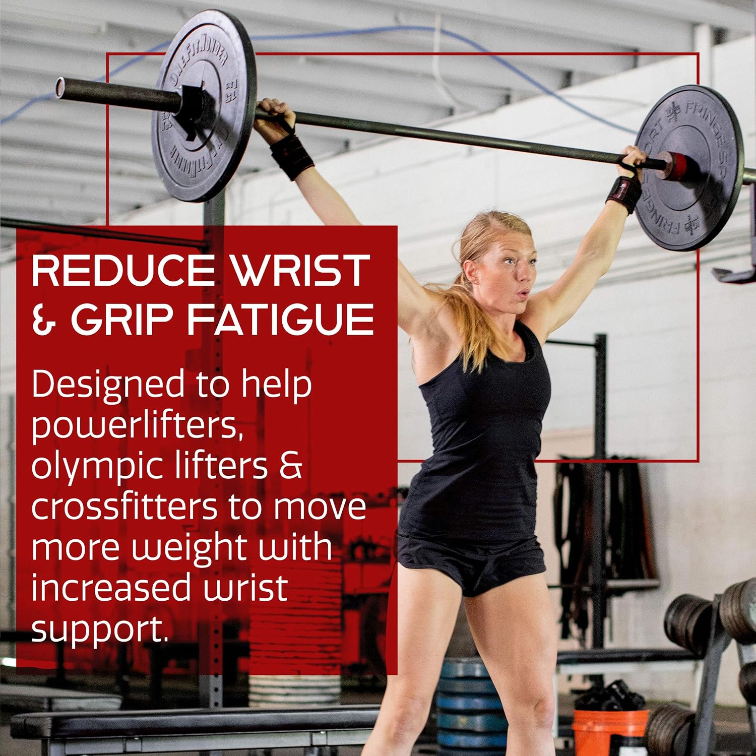 Dark Iron Fitness Wrist Straps for Weightlifting, Heavy Duty Gripping Suede Leather Bands for Men & Women, Support Wraps Gloves Alternative for Power Lifting Weight Strength Training Workouts - Image 5