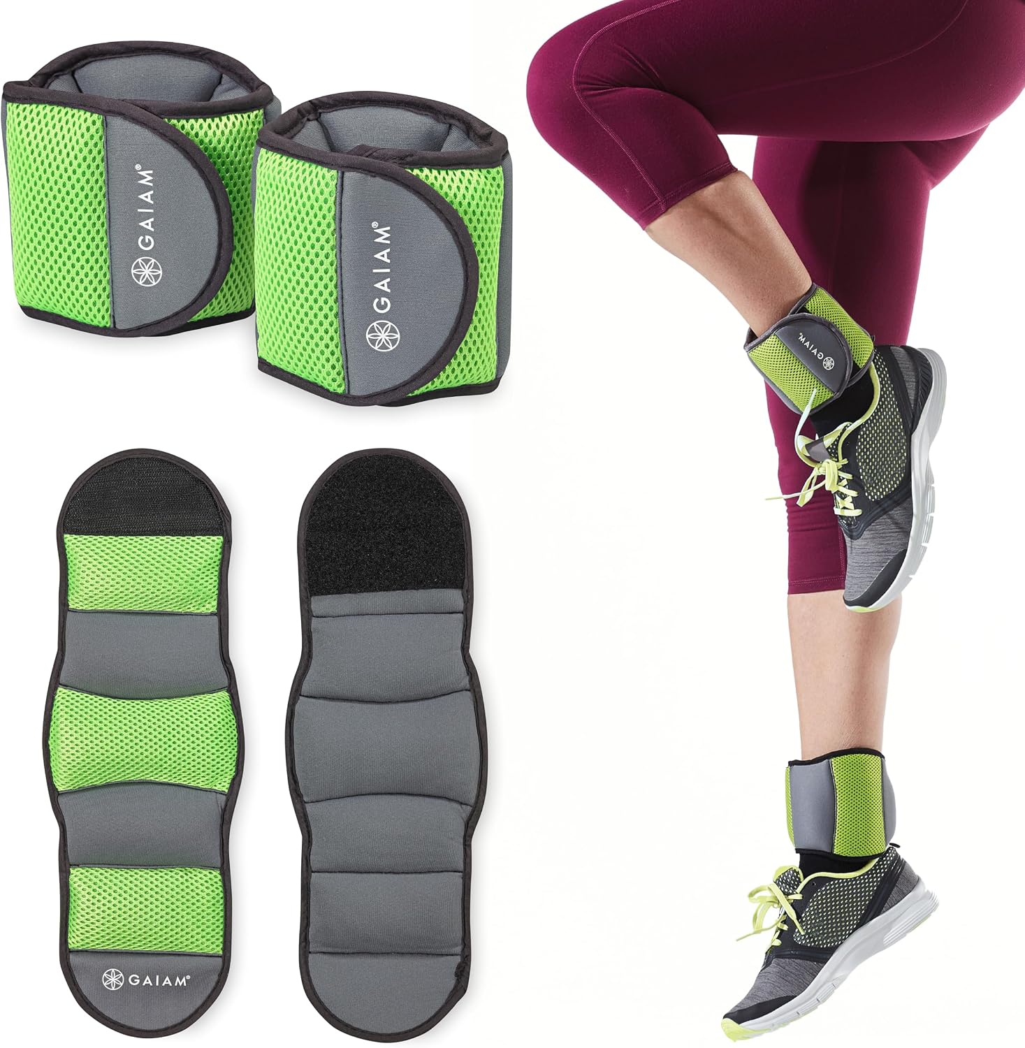 Gaiam Ankle Weights, Wearable Brace... – 91cpqh6qeBL._AC_SL1500_.jpg