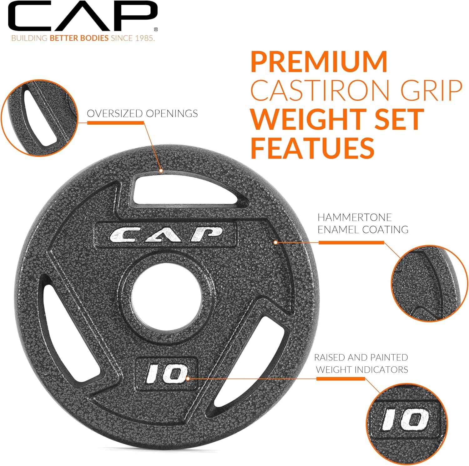 CAP Barbell 2-Inch Olympic Cast Iro... – 91htdP0ZzGL._AC_SL1500_.jpg