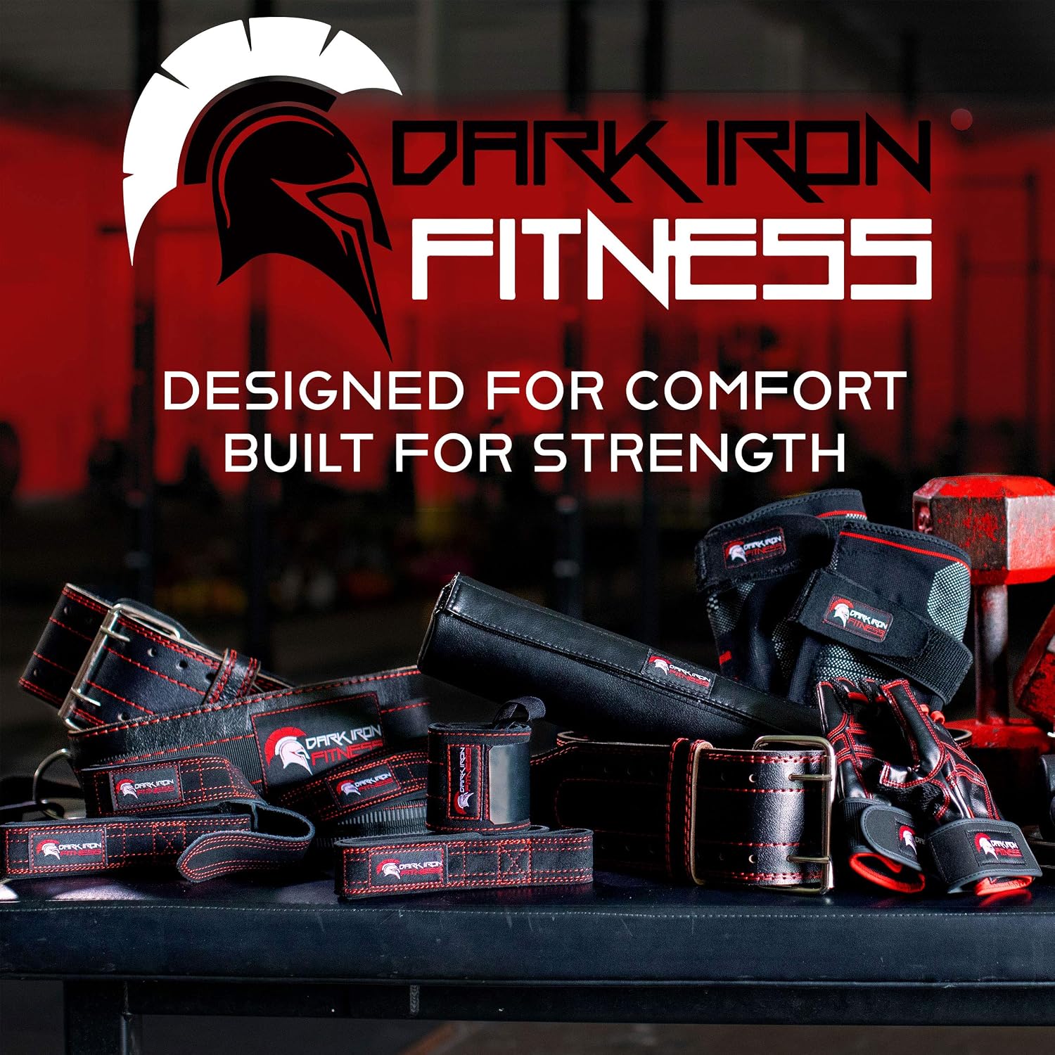 Dark Iron Fitness Wrist Straps for Weightlifting, Heavy Duty Gripping Suede Leather Bands for Men & Women, Support Wraps Gloves Alternative for Power Lifting Weight Strength Training Workouts - Image 8