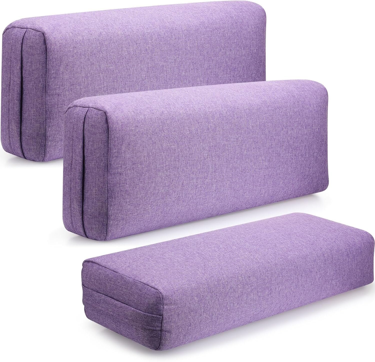 Suzile 3 Pack Yoga Bolster Pillow f...
