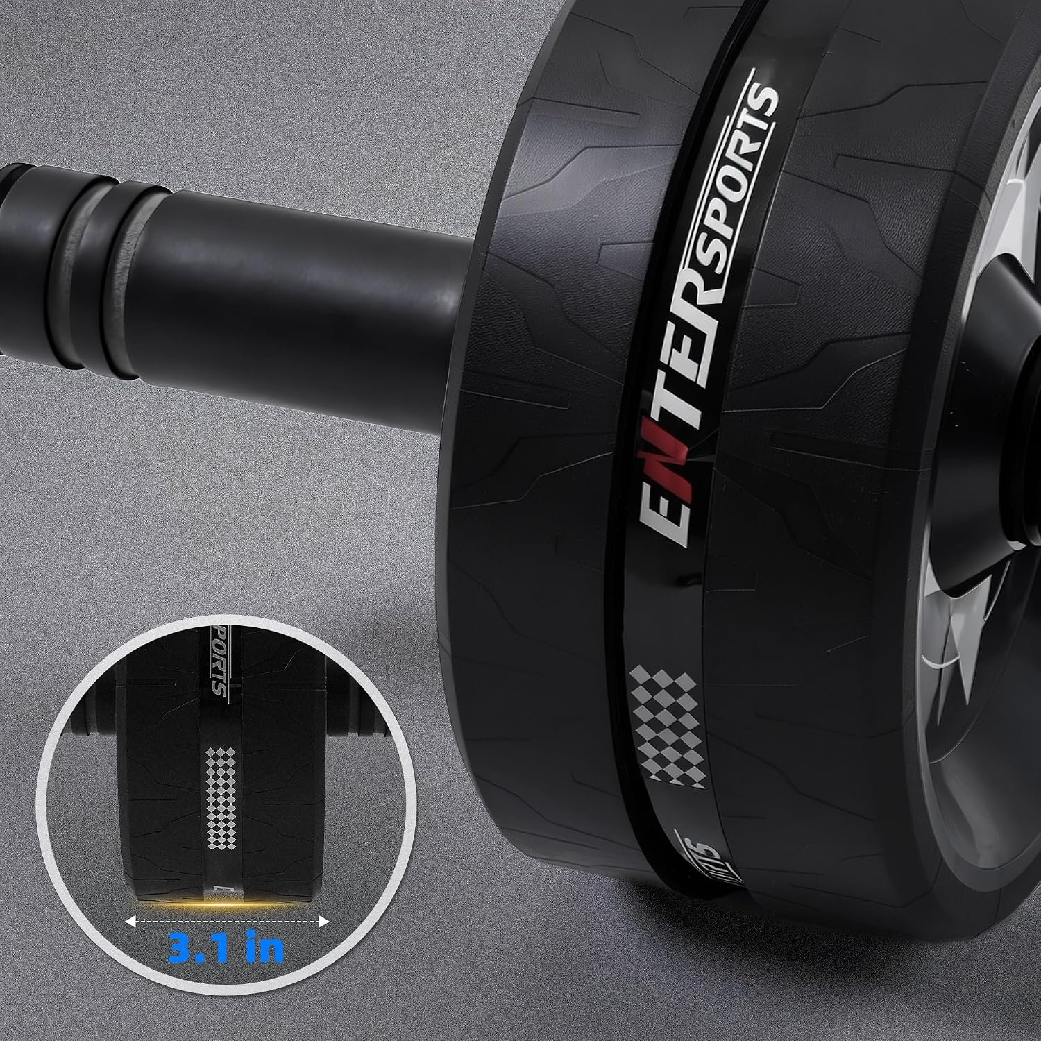 Ab Roller Wheel for Abs Workout with 2 Knee Pads for Home Gym - Image 2