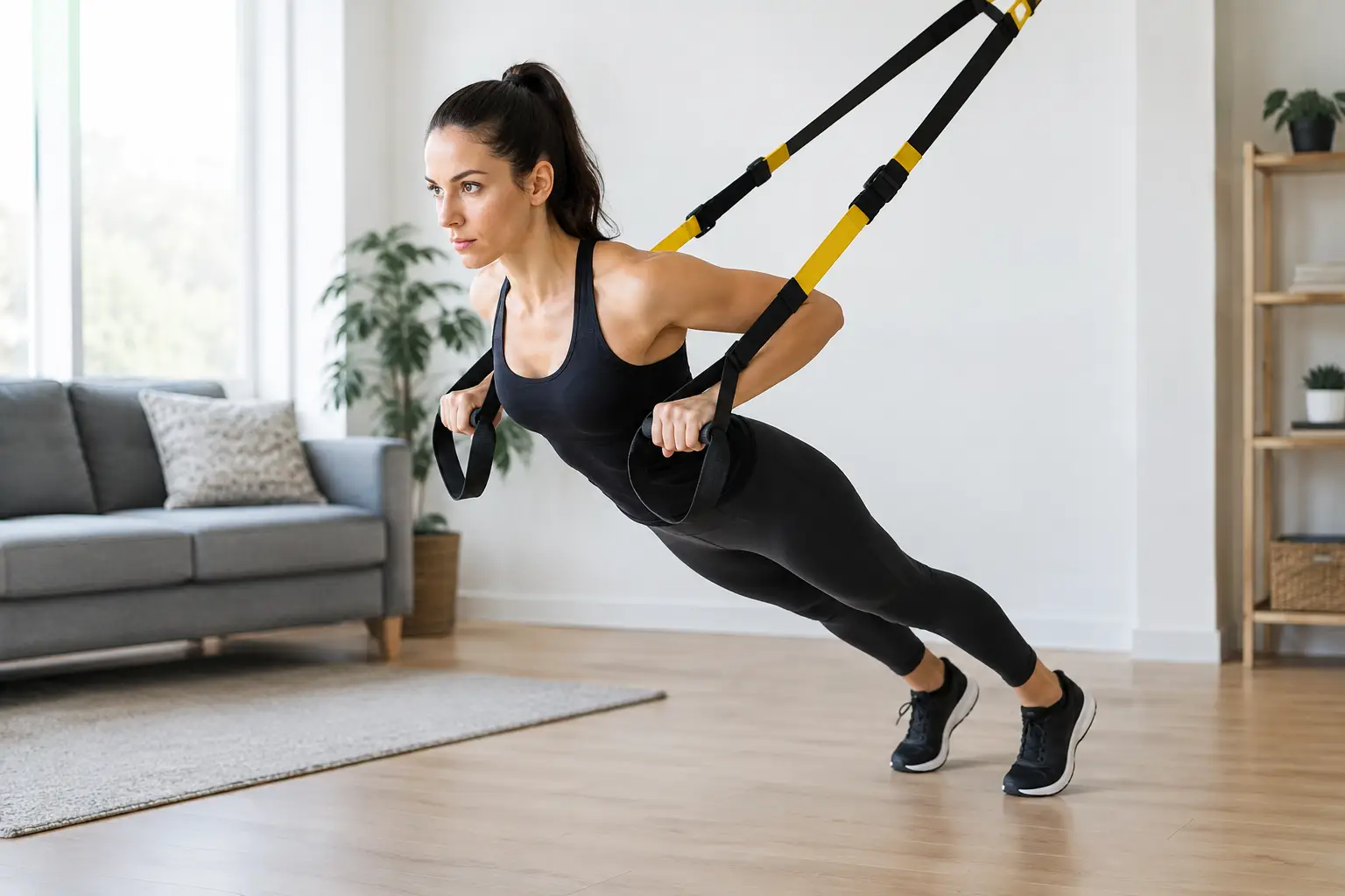 How to Use a Suspension Trainer Safely at Home