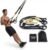 Grahams Club Suspension Trainer Kit, Bodyweight Resistance Training Straps with Door Anchor, Extension Strap and Carry Bag, Full Body Home Gym Workout Equipment for Men and Women, Calisthenics Straps