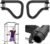 SELEWARE Dip Bar Attachment for Power Rack, 2 x 2 Tube, Multi Grip Handle