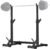CANPA Adjustable Squat Rack Stand Multi-Function Barbell Rack Weight Lifting Gym Dumbbell Racks Home Gym Bench Press Rack Dumbbell Racks Stands 600Lbs