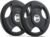 SPART Weight Plate 2-Inch Rubber Coated Olympic Grip Plate for Barbell,Solid Cast Iron Weight Plates in Pairs or Single for Strength Training,Weightlifting,Crossfit,Home Gym(5LB/10LB/25LB/35LB/45LB)