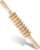 Liitrton Manual Wooden Massage Roller Stick for Muscle Relief, 9‑Wheel
