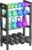 Dumbbell Rack, 4-Tier Weight Rack, Weight Rack for Home Gym, Adjustable Kettlebell Storage Rack, Heavy-Duty Weight Holder, Dumbbell Stand Organizer (Rack Only)